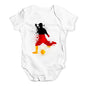 football Soccer Silhouette Germany Baby Unisex Baby Grow Bodysuit