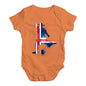 football Soccer Silhouette Iceland Baby Unisex Baby Grow Bodysuit