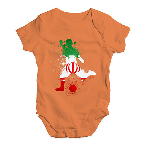 football Soccer Silhouette Iran Baby Unisex Baby Grow Bodysuit