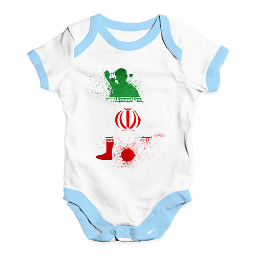 football Soccer Silhouette Iran Baby Unisex Baby Grow Bodysuit