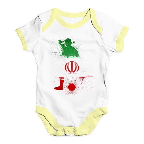 football Soccer Silhouette Iran Baby Unisex Baby Grow Bodysuit