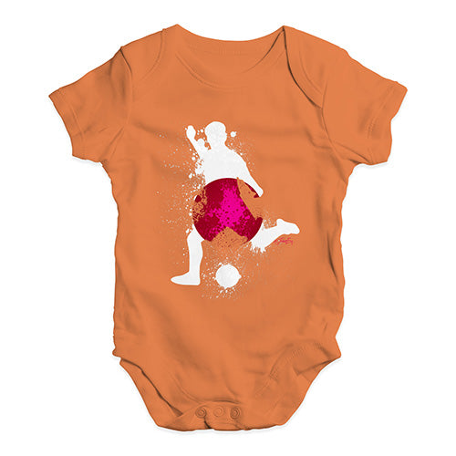 football Soccer Silhouette Japan Baby Unisex Baby Grow Bodysuit