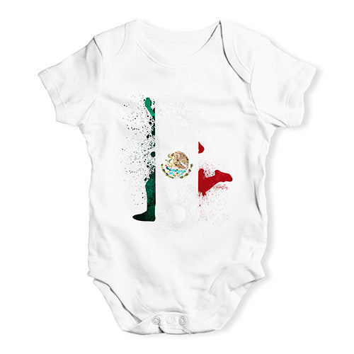 football Soccer Silhouette Mexico Baby Unisex Baby Grow Bodysuit