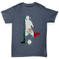 Kids Funny Tshirts Football Soccer Silhouette Mexico Boy's T-Shirt Age 12-14 Dark Grey