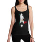 Women Funny Sarcasm Tank Top Football Soccer Silhouette Mexico Women's Tank Top Large Black