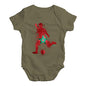 football Soccer Silhouette Morocco Baby Unisex Baby Grow Bodysuit