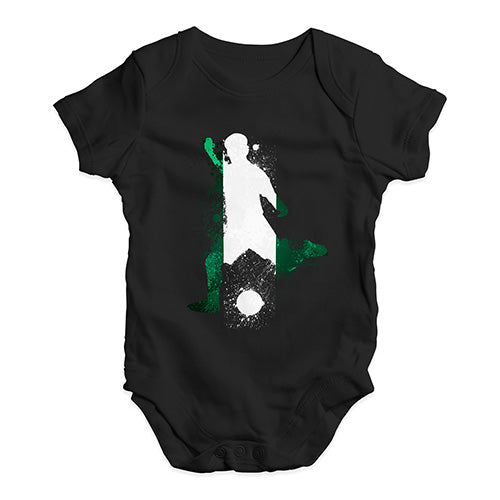 football Soccer Silhouette Nigeria Baby Unisex Baby Grow Bodysuit