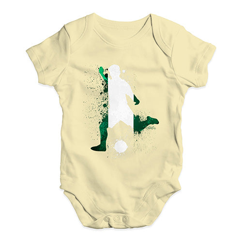 football Soccer Silhouette Nigeria Baby Unisex Baby Grow Bodysuit