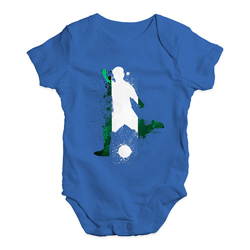 football Soccer Silhouette Nigeria Baby Unisex Baby Grow Bodysuit