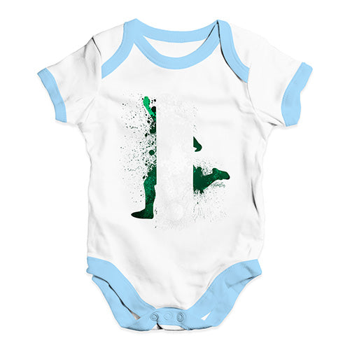 football Soccer Silhouette Nigeria Baby Unisex Baby Grow Bodysuit