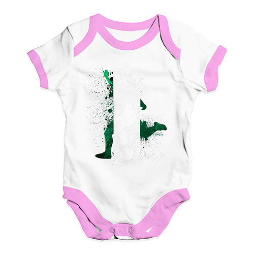 football Soccer Silhouette Nigeria Baby Unisex Baby Grow Bodysuit