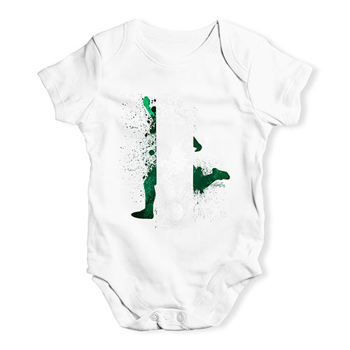 football Soccer Silhouette Nigeria Baby Unisex Baby Grow Bodysuit