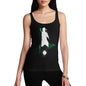 Funny Tank Top For Mom Football Soccer Silhouette Nigeria Women's Tank Top Large Black