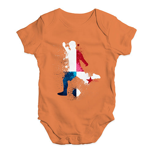 football Soccer Silhouette Panama Baby Unisex Baby Grow Bodysuit