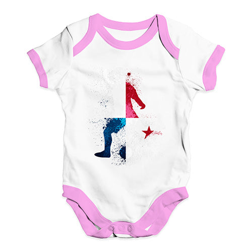 football Soccer Silhouette Panama Baby Unisex Baby Grow Bodysuit