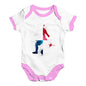 football Soccer Silhouette Panama Baby Unisex Baby Grow Bodysuit