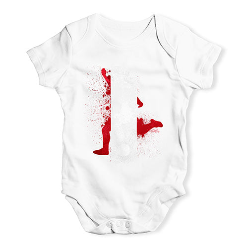 football Soccer Silhouette Peru Baby Unisex Baby Grow Bodysuit