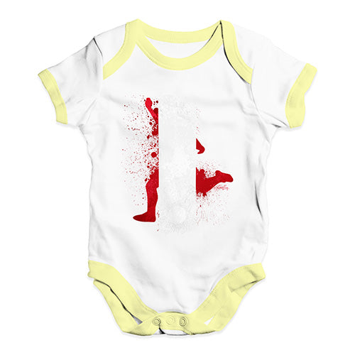 football Soccer Silhouette Peru Baby Unisex Baby Grow Bodysuit