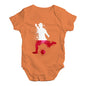 football Soccer Silhouette Poland Baby Unisex Baby Grow Bodysuit