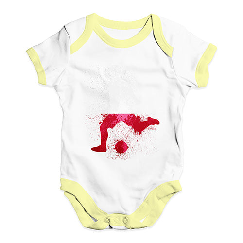 football Soccer Silhouette Poland Baby Unisex Baby Grow Bodysuit