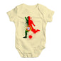 football Soccer Silhouette Portugal Baby Unisex Baby Grow Bodysuit