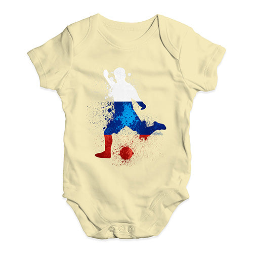 football Soccer Silhouette Russia Baby Unisex Baby Grow Bodysuit