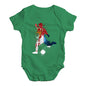 football Soccer Silhouette Serbia Baby Unisex Baby Grow Bodysuit