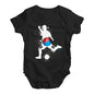 football Soccer Silhouette South Korea Baby Unisex Baby Grow Bodysuit