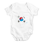 football Soccer Silhouette South Korea Baby Unisex Baby Grow Bodysuit