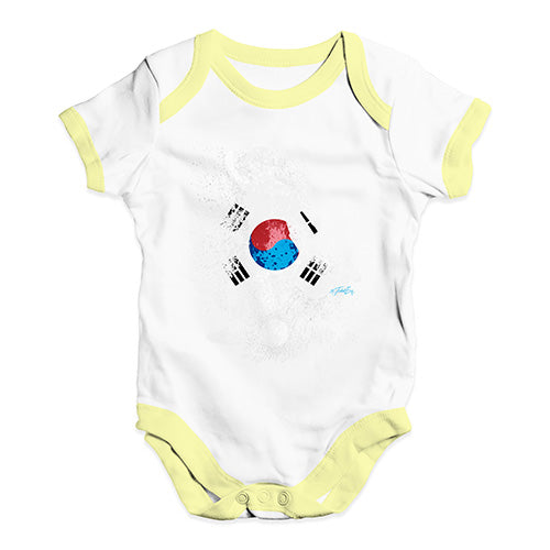 football Soccer Silhouette South Korea Baby Unisex Baby Grow Bodysuit