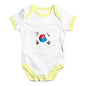 football Soccer Silhouette South Korea Baby Unisex Baby Grow Bodysuit