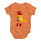 football Soccer Silhouette Spain Baby Unisex Baby Grow Bodysuit