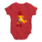 football Soccer Silhouette Spain Baby Unisex Baby Grow Bodysuit