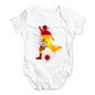 football Soccer Silhouette Spain Baby Unisex Baby Grow Bodysuit