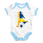 football Soccer Silhouette Sweden Baby Unisex Baby Grow Bodysuit