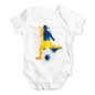 football Soccer Silhouette Sweden Baby Unisex Baby Grow Bodysuit