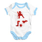 football Soccer Silhouette Switzerland Baby Unisex Baby Grow Bodysuit