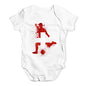 football Soccer Silhouette Switzerland Baby Unisex Baby Grow Bodysuit