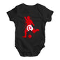 football Soccer Silhouette Tunisia Baby Unisex Baby Grow Bodysuit