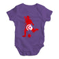 football Soccer Silhouette Tunisia Baby Unisex Baby Grow Bodysuit