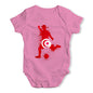 football Soccer Silhouette Tunisia Baby Unisex Baby Grow Bodysuit