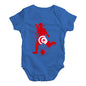 football Soccer Silhouette Tunisia Baby Unisex Baby Grow Bodysuit