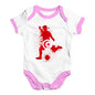 football Soccer Silhouette Tunisia Baby Unisex Baby Grow Bodysuit