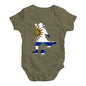 football Soccer Silhouette Uruguay Baby Unisex Baby Grow Bodysuit