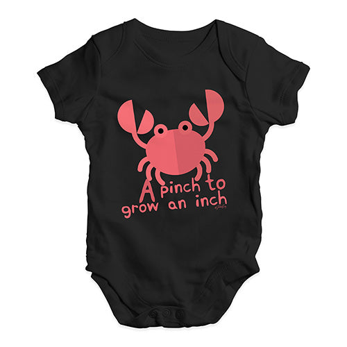 A Pinch To Grow An Inch Crab Baby Unisex Baby Grow Bodysuit