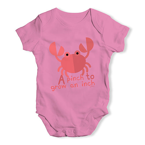 A Pinch To Grow An Inch Crab Baby Unisex Baby Grow Bodysuit