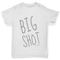 Novelty Tees For Girls Big Shot Girl's T-Shirt Age 9-11 White