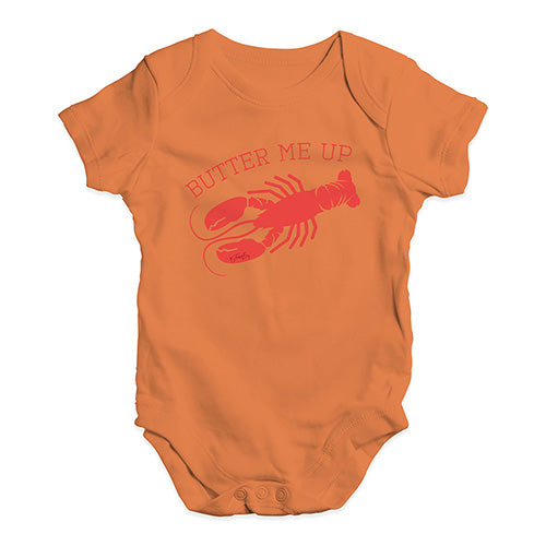 Butter Me Up Lobster Baby Unisex Baby Grow Bodysuit