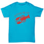 Boys novelty t shirts Butter Me Up Lobster Boy's T-Shirt Age 3-4 Azure Blue