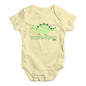 Cute-Saurus Cute Dinosaur Baby Unisex Baby Grow Bodysuit